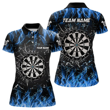 Personalized Blue Fire Glass Break Dart Custom Dart Dart Team VHM1193