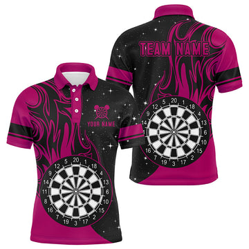 Pink Darts Fire Quarter-Zip Best Custom Darts Darts Team