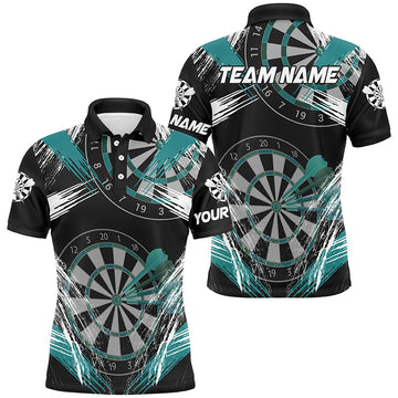 Personalized Darts Tournament Grunge Style Darts Custom Darts Team |Turquoise