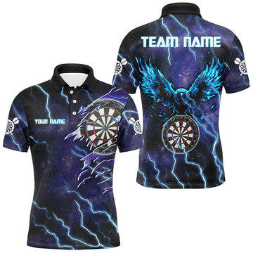 Personalized 3D Purple Galaxy Eagle Dart Custom Thunder Lightning Dart