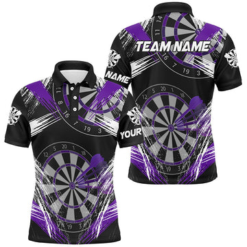 Personalized Darts Tournament Grunge Style Darts Custom Darts Team |Purple