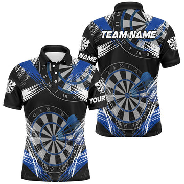 Personalized Darts Tournament Grunge Style Darts Custom Darts Team |Blue