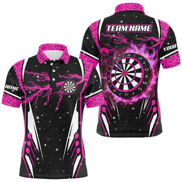 Personalized Thunder Lightning Pink Dart Custom Team League Darts
