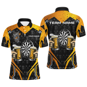 Funny Dartboard And Beer Custom Darts, Best Drinking Darts Team |Black