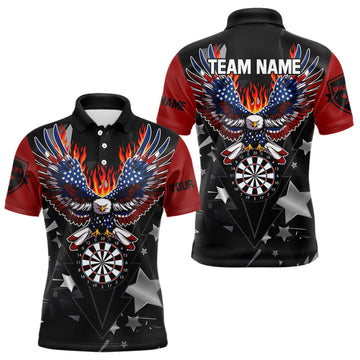 Personalized Fire American Flag Eagle Darts Custom Pride Patriotic Dart