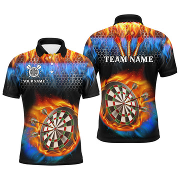 Personalized Darts Board Water And Fire 3D Printed Men Dart Darts