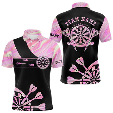 Holographic Pink Darts Tie Dye and Custom Dart Glowing Dart