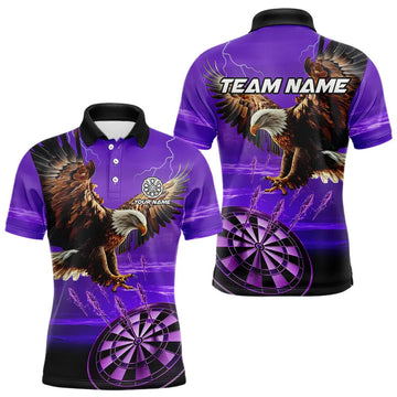 Personalized Purple Dartboard Eagle Darts Custom Team Darts and