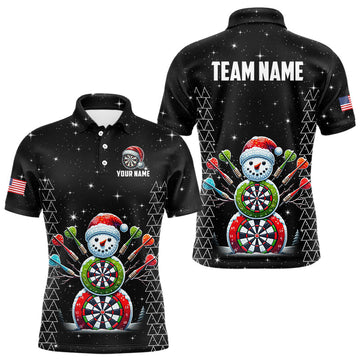 Custom Galaxy Funny Snow Darts Board Christmas Dart, Santa Xmas Black Dart
