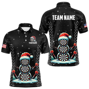 Custom Galaxy Funny Snow Darts Board Christmas Dart, Xmas Black Dart Gifts