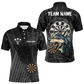 Personalized Wolf Black Darts Boards and, Dart Team NYN0001