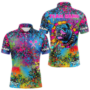 Custom Colorful Bulldog Funny Dart and, Dart NYN0007