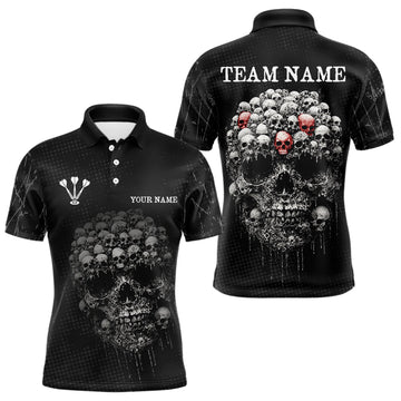 Personalized Skull Black Custom Darts and, Dart Team NYN0002