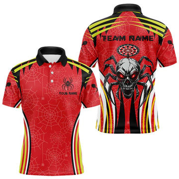 Personalized Black And Red Spider Dart, Custom Dart Team NYN0017