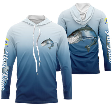 Salmon fishing custom name with funny Salmon ChipteeAmz's art UV protection AT027
