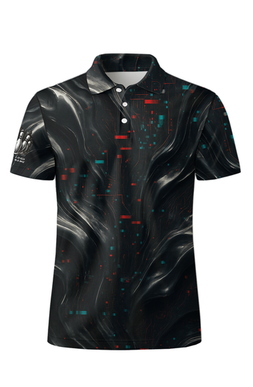 Digital Wavy Dark Matter Bowling Jersey