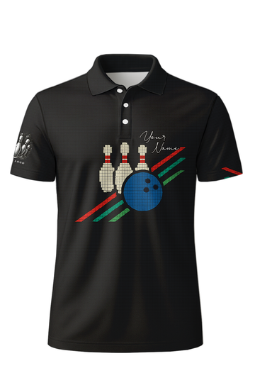 Retro Lanes Pixel Art Bowling Jersey