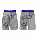 Custom Gray Purple Basketball Jersey Uniform Suit Printed Your Logo Name Number