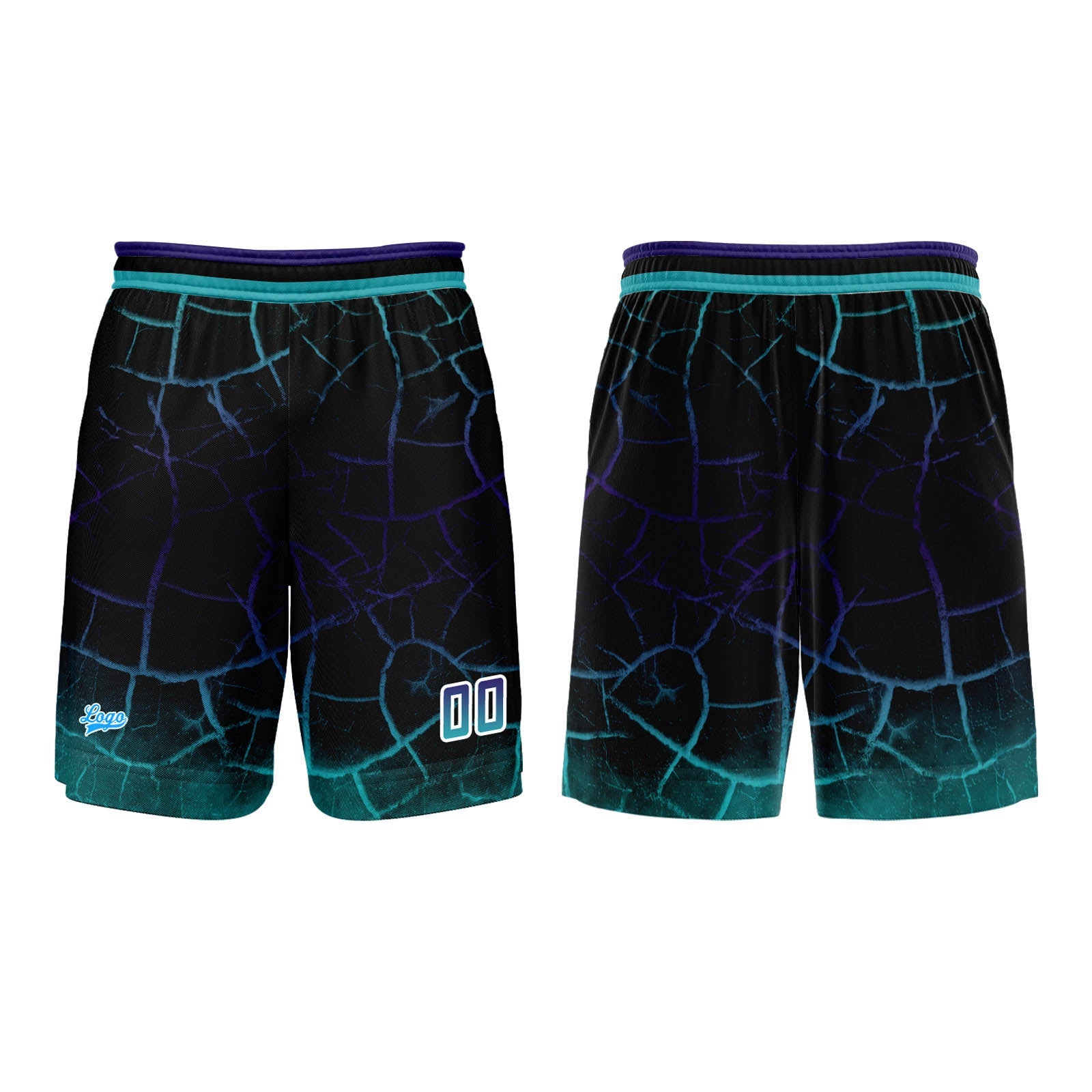 Custom Blue Violet Basketball Jersey Uniform Suit Printed Your Logo Name Number