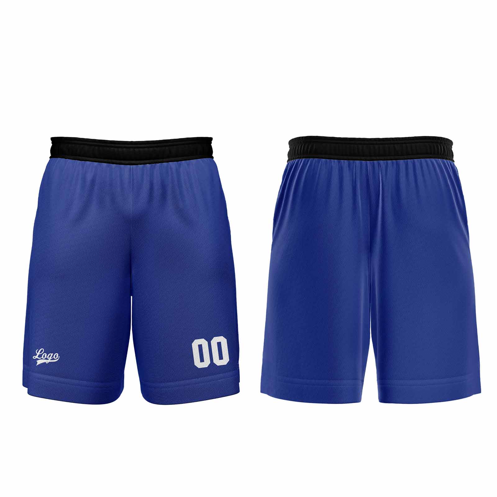 Custom Blue Basketball Jersey Uniform Suit Printed Your Logo Name Number