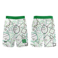 Custom White Green Basketball Jersey Uniform Suit Printed Your Logo Name Number