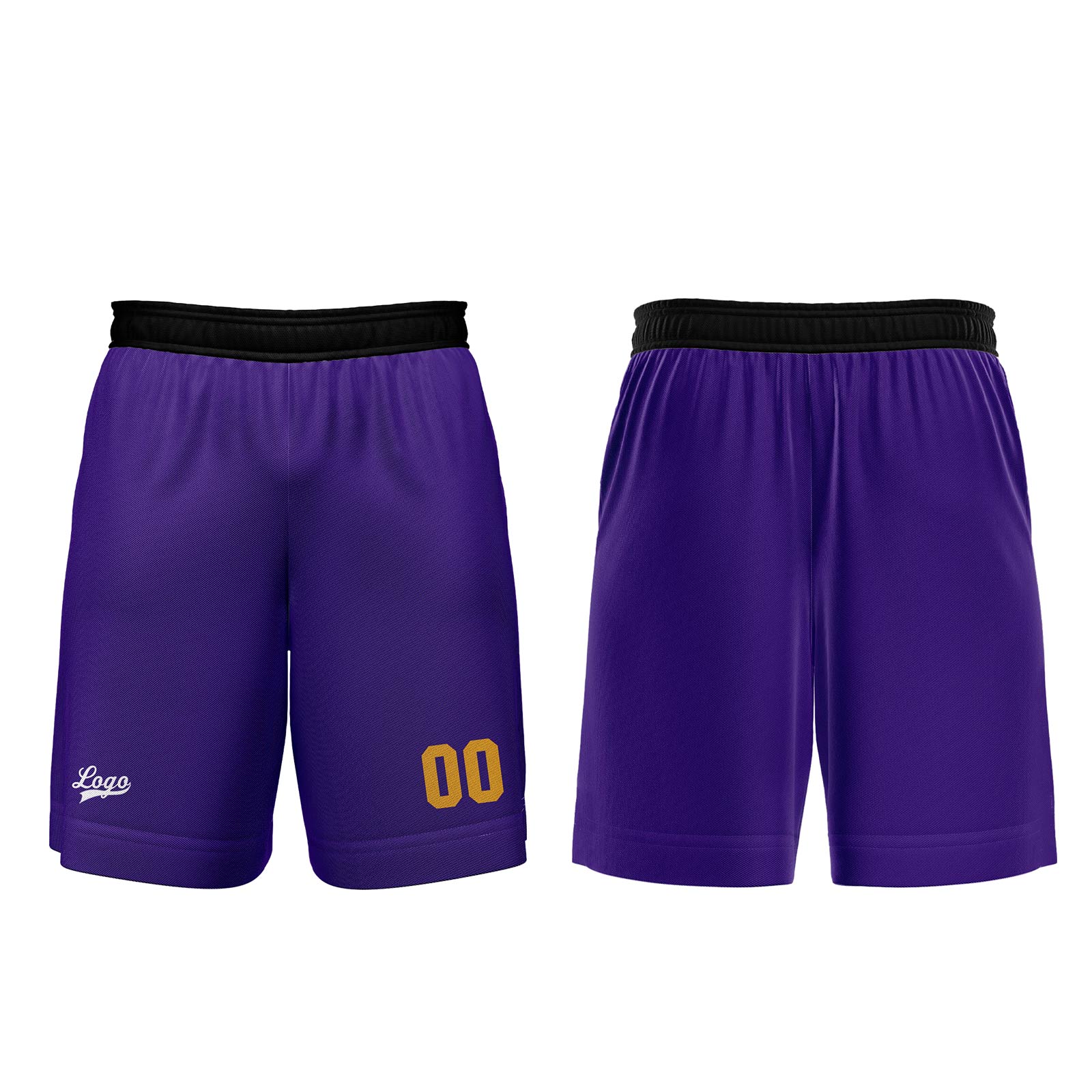 Custom Purple Basketball Jersey Uniform Suit Printed Your Logo Name Number