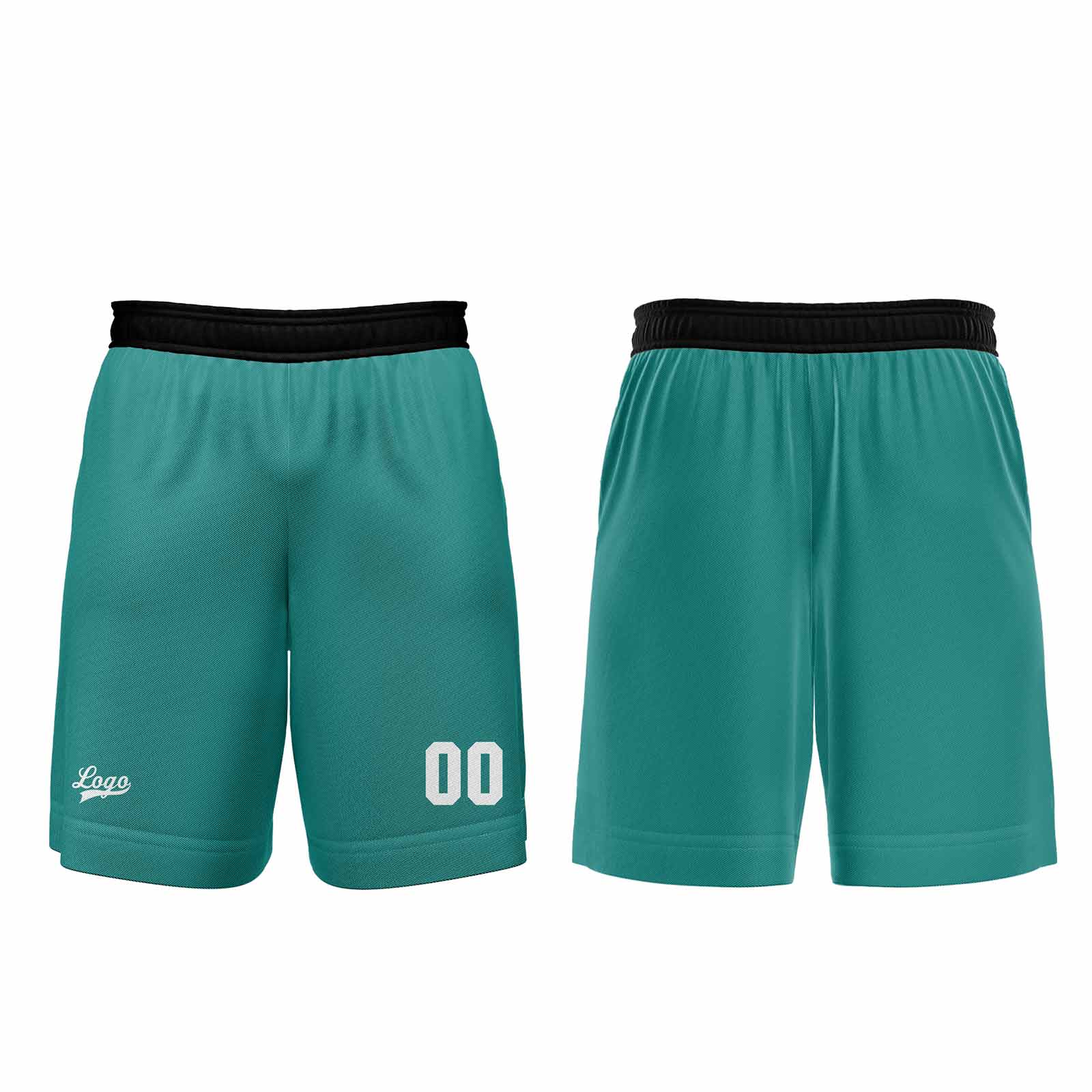 Custom Teal Basketball Jersey Uniform Suit Printed Your Logo Name Number