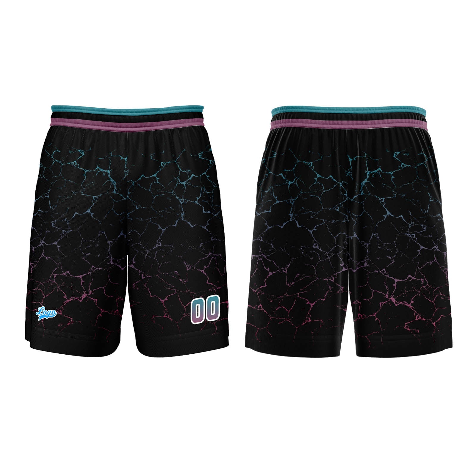 Custom Blue Powder Basketball Jersey Uniform Suit Printed Your Logo Name Number