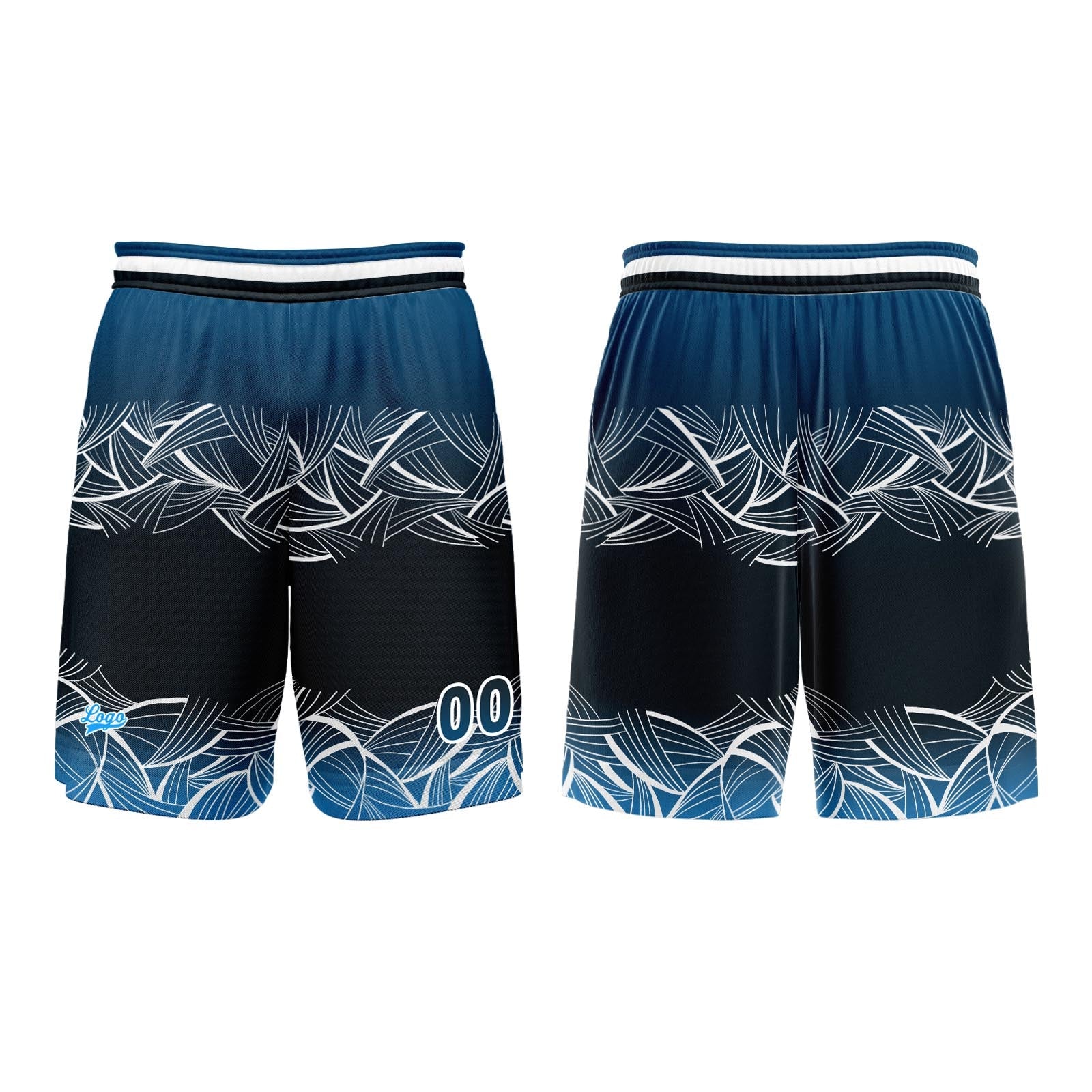 Custom Dark Blue Basketball Jersey Uniform Suit Printed Your Logo Name Number
