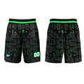 Custom Green Basketball Jersey Uniform Suit Printed Your Logo Name Number