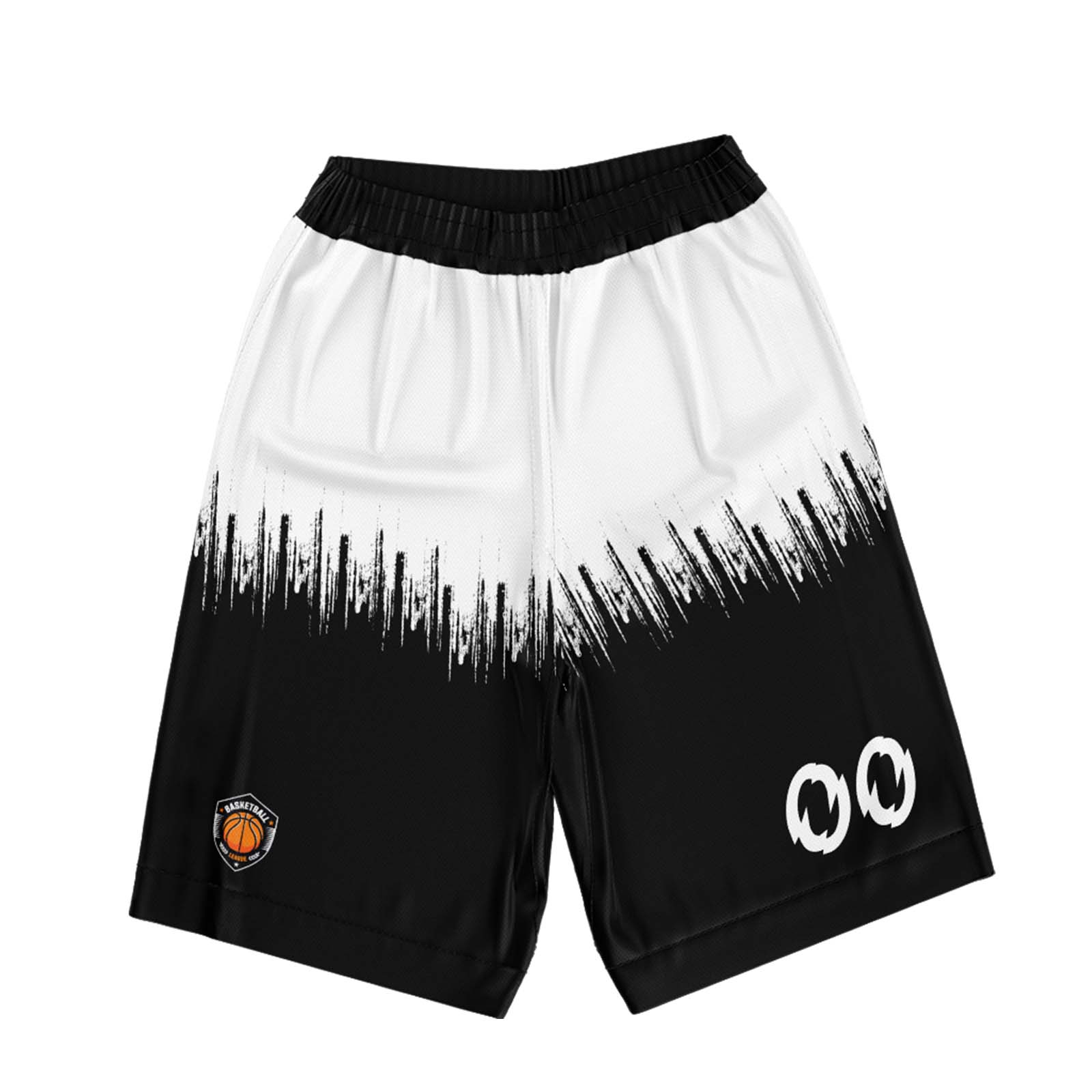 Custom Black White Basketball Jersey Uniform Suit Printed Your Logo Name Number