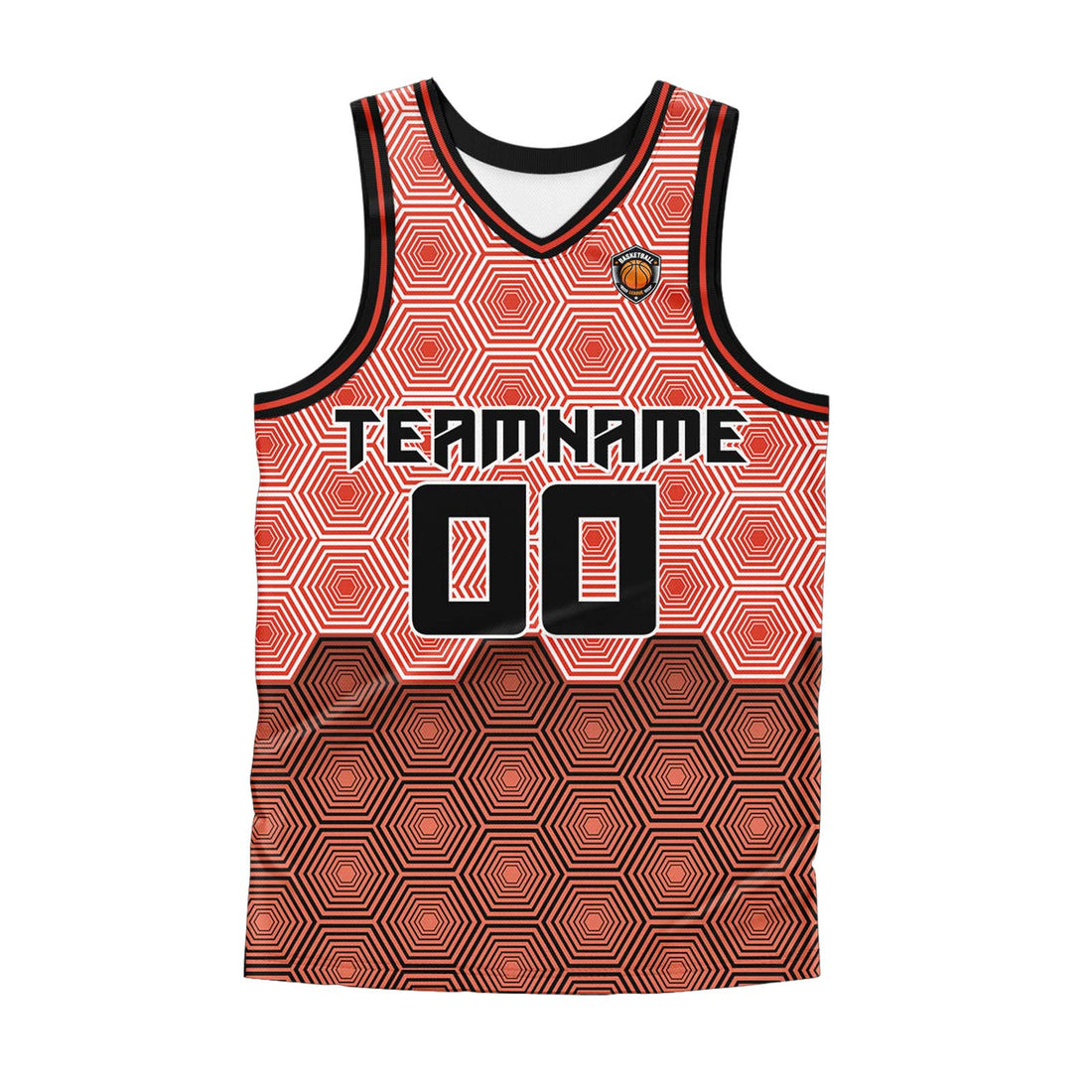Custom Dark Orange Basketball Jersey Uniform Suit Printed Your Logo Name Number