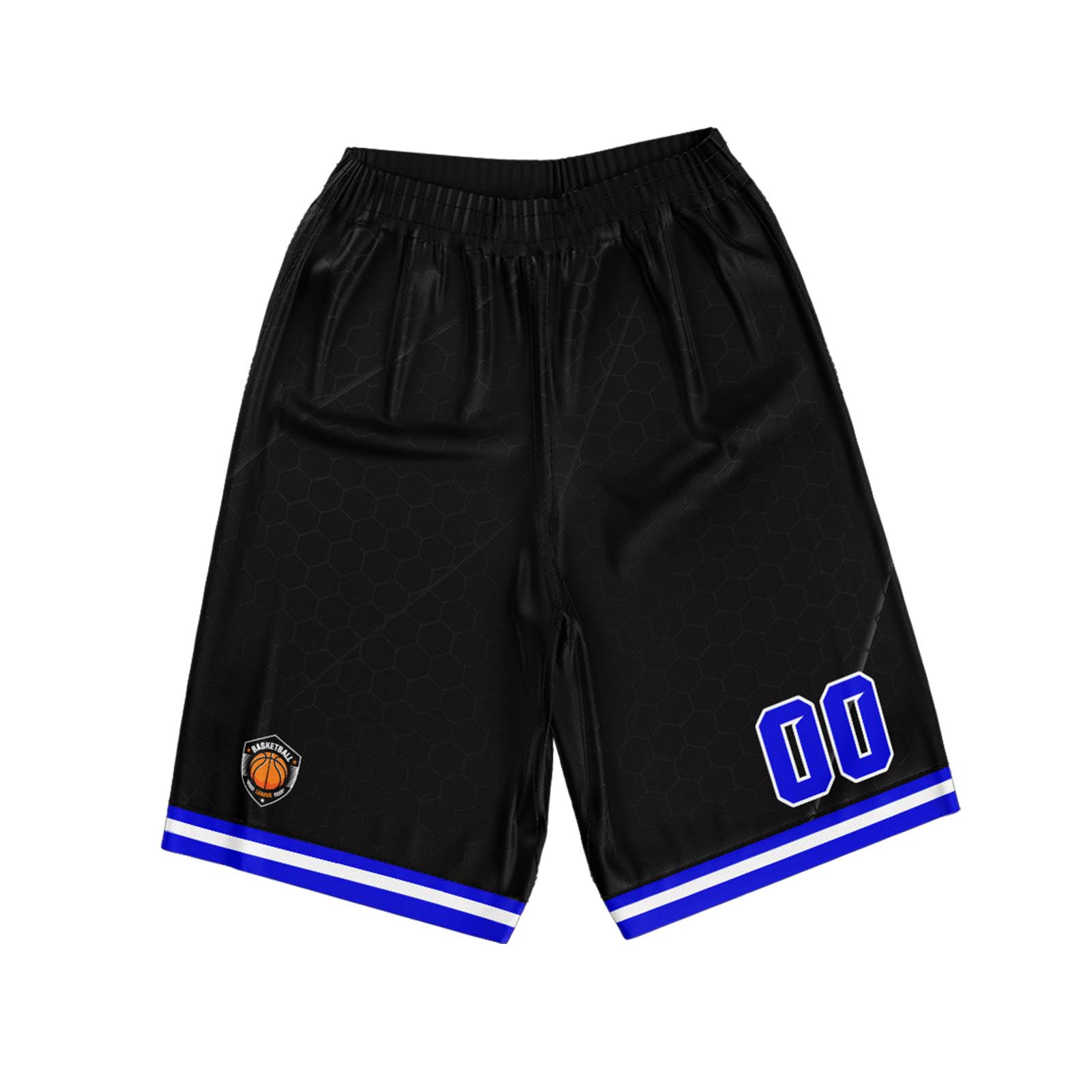Custom Black Blue Basketball Jersey Uniform Suit Printed Your Logo Name Number