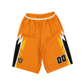 Custom Orange Basketball Jersey Uniform Suit Printed Your Logo Name Number
