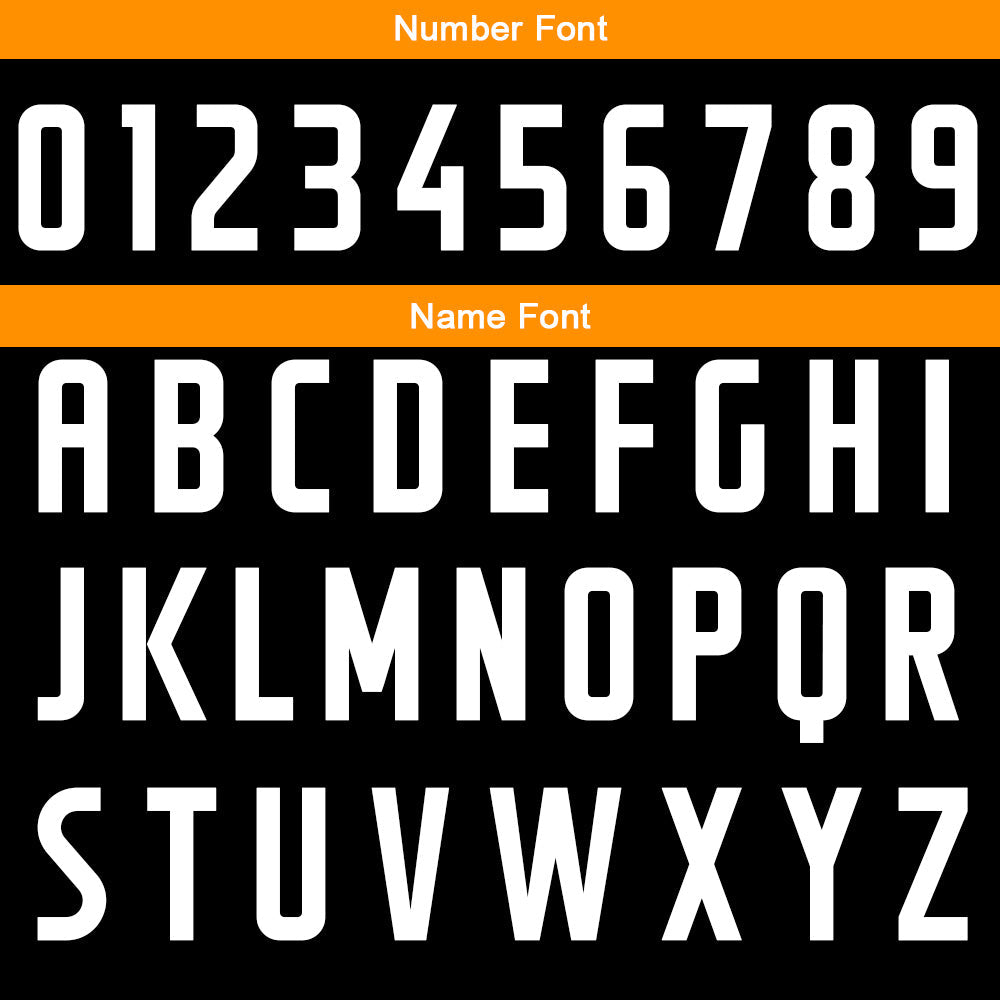 Custom Basketball Jersey Uniform Suit Printed Your Logo Name Number Black-Orange