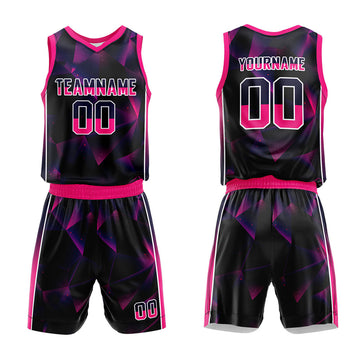 Custom Basketball Jersey Uniform Suit Printed Your Logo Name Number Black-Gold