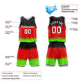 Custom Basketball Jersey Uniform Suit Printed Your Logo Name Number Gradient-Red