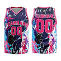 Custom Broken Red Basketball Jersey Uniform Suit Printed Your Logo Name Number