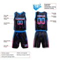 Custom Basketball Jersey Uniform Suit Printed Your Logo Name Number Black-Royal-Orange