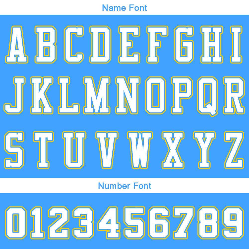 Custom Basketball Jersey Uniform Suit Printed Your Logo Name Number Light Blue-Yellow