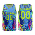 Custom Broken Neon Green Basketball Jersey Uniform Suit Printed Your Logo Name Number