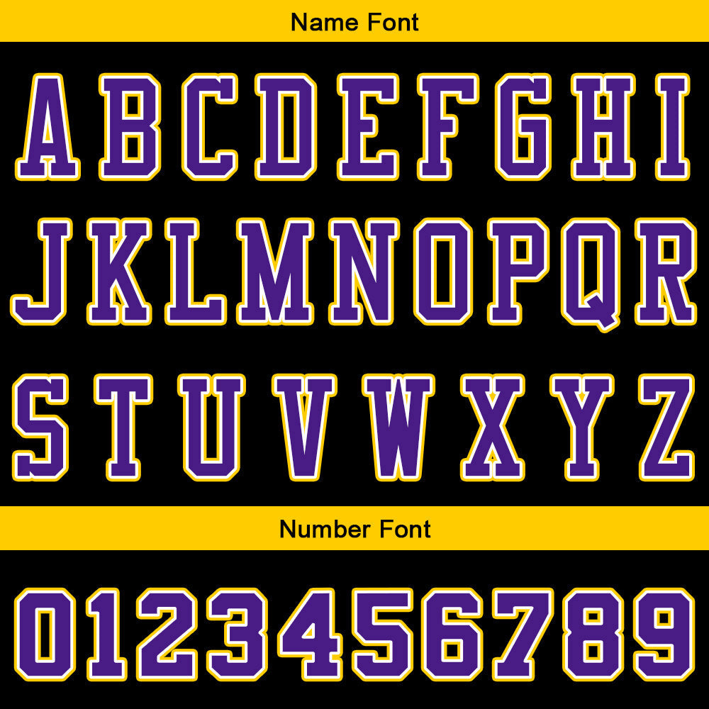 Custom Basketball Jersey Uniform Suit Printed Your Logo Name Number Black-Purple