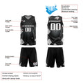 Custom Geometry Grey Basketball Jersey Uniform Suit Printed Your Logo Name Number