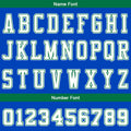 Custom Basketball Jersey Uniform Suit Printed Your Logo Name Number Royal-Green