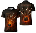 Fiery Impact Lava Explosion Bowling Jersey