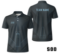 Minimalist Lane Diagram Grid Bowling Jersey
