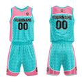 Custom Basketball Jersey Uniform Suit Printed Your Logo Name Number Pink