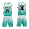 Custom Basketball Jersey Uniform Suit Printed Your Logo Name Number Green