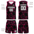 Custom Black Pink Basketball Jersey Uniform Suit Printed Your Logo Name Number