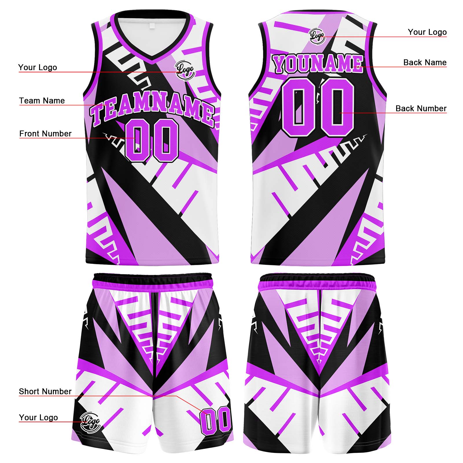 Custom White Black Rose Basketball Jersey Uniform Suit Printed Your Logo Name Number